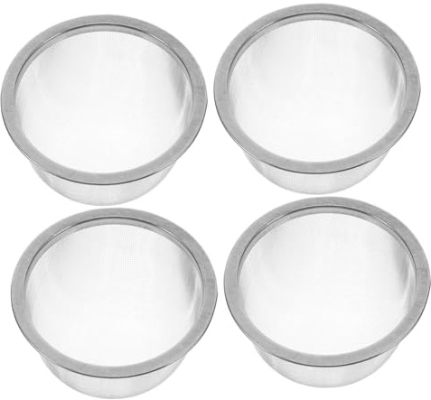 GALPADA Colador De Té De Acero Inoxidable 8 Cm Malla Fina Infusor De Hojas Sueltas Para Tetera Uso Doméstico Paquete De 4 Unidades