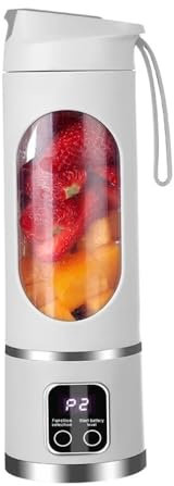 Presse-agrumes électrique portable de 450 ml, mini USB de voyage, mélangeur à smoothie, extracteur de jus frais 12 lames