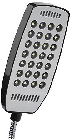 Pissente Conférence Flexible USB Light Gooskk Mini-Mined pour Ordinateur Portable, employé Noir employé Noir (BLACK)