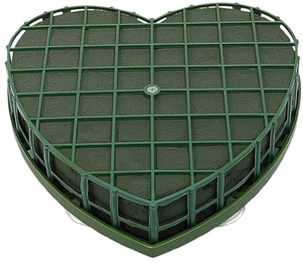 Generico Di Schiuma Di Fiori - Spugna Di Tazza Di Aspirazione A Forma Di Cuore, Mattone Di Polistirolo Floreale Verde, Blocco In Schiuma Bagnata, Forte Assorbimento D'acqua | Brick In Floreale
