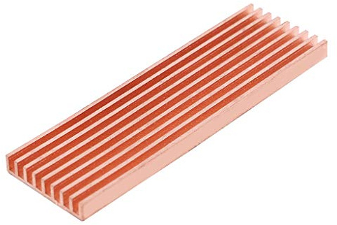 MURYE Dissipatore di calore in rame puro Dissipatore di calore Adesivo conduttivo termico per ventola CPU M.2 2280 Liquido Piccolo Dissipatore di Calore Acqua Aria Dissipatore di Calore Computer