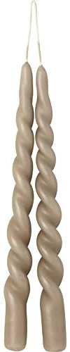 IHR Ideal Home Range - 2 x gedrehte Kerzenleinen Ø 2,2 x H 24 cm