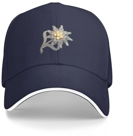 OAKITA Basecap Edelweiß-Symbol der Deutschen Gebirgsjäger Baseballmütze Strandtasche Sonnenkappe Trucker-Hüte Elegante Damenhüte Herren