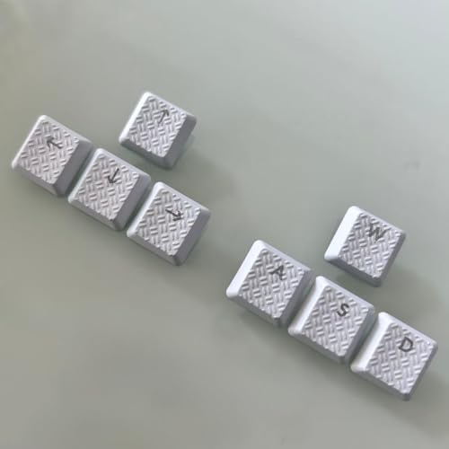 For Logitech g913G913G915G815TKL Mechanical Keyboard Replacement Keycaps (A,S,D,W+Arrow White Textured)