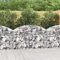 ZEYUAN Cesto Gabbione ad Arco 150x30x80/100 cm Ferro Zincato,Cesto Gabbione ad Arco,Gabbione,Gabbioni da Giardino,Gabbioni Metallici per Sassi-153444