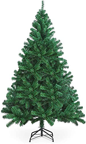 LULUMAIC Weihnachtsbaum, Weihnachtsbäume, Ausverkauf, Weihnachtsdekoration mit Ständer, künstlicher Weihnachtsbaum für drinnen und draußen (grün, 300 cm/10 Fuß)