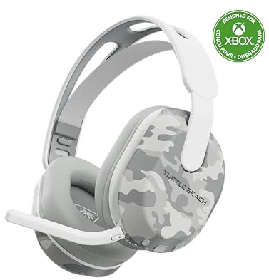 Turtle Beach Stealth 500 Camouflage Arctique Xbox Casque Gaming sans Fil w/ 40hr Batterie et Bluetooth pour Xbox Series X, Xbox Series S, Xbox One, PC et Mobile