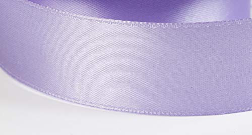 Jajasio Satinband 30 Yard-Rolle, 38mm breit, Auswahl aus 50 Farben/Farbe: 42 - flieder, Geschenkband, Schleifenband