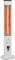 blumfeldt Heat Guru Plus - Radiatore di Calore in & out, 1200 Watt, Timer 9 Ore, Elemento Riscaldante al Carbonio, 3 Livelli, Alloggiamento con Lega di Alluminio Anodizzato, Bianco