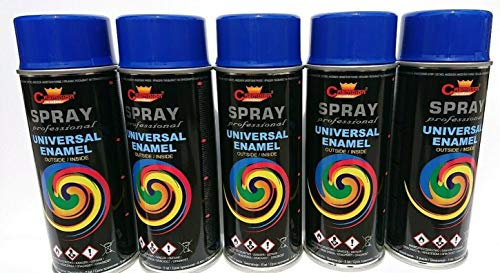 Sprühlack RAL Sprühfarbe Lackspray Spraydose 400ml - RAL 5002-5 Stück