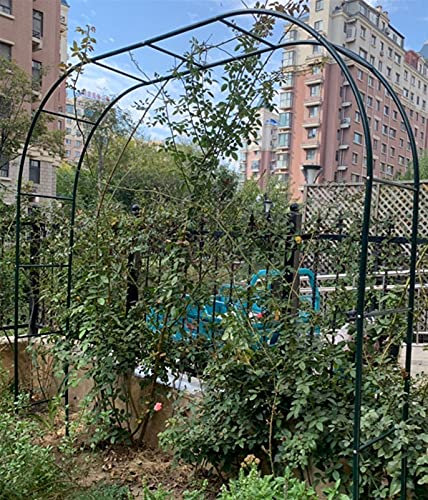 GZGLZDQ Rosenbögen Metall Starke Röhrenförmige Pflanzenkäfig Für Kletterpflanzen Reben, Gartenbogen Spalier Bogenbreite 120cm/140cm/180cm/190cm/200cm/230cm/240cm/280cm/300cm/350cm