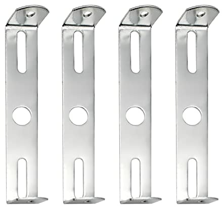 4 Stück Deckenleuchte Halterung, 105MM Lampenhalterung Decke mit Schrauben Zubehör, Decke Pendelleuchte Lampenaufhängung Halterung für Home Office Deckenbeleuchtung Aufhängung