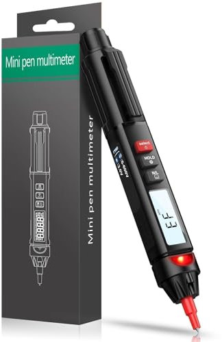 ALLmeter 2 in 1 Pen Type Multimeter and Non-Contact Voltage Tester True RMS 6000 Counts Digital Multimeter with Automatic Range Detection for AC/DC Voltage,Resistance,Diode,and Continuity