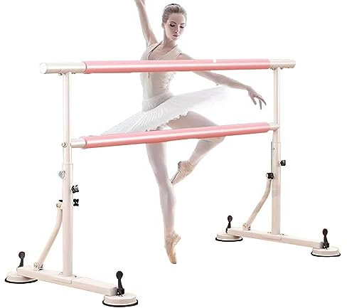 Ballettstange Doppelschichtige Ballettstange aus Stahl, höhenverstellbare Beinpressstange von 85–110 cm, Mobile Stangen for den Haushalt von Kindern und Erwachsenen (Size : 1m/3.3FT)