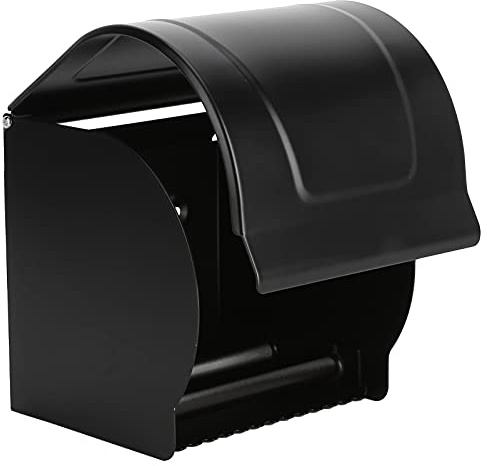 Toilettenpapierhalter Schwarz, Xpress Tischspender Mit Großer Kapazität, Wandmontage, Platzsparendes Design, Tisch-Papierhandtuchspender, Toilettenpapierhalter aus Aluminiumlegierung