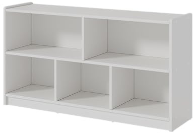 Vicco Kinderregal Conny, Weiß, 112 x 60.5 cm | zur Aufbewahrung von Spielzeug und Büchern geeignet