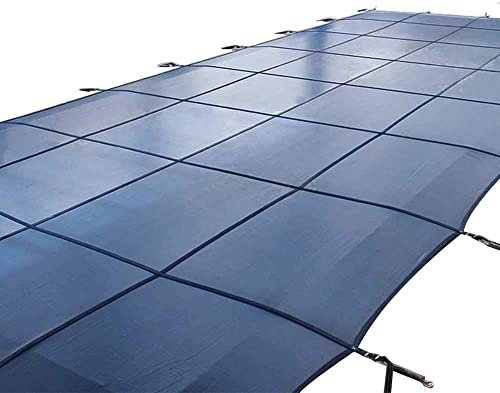 bâche Chauffage solaire Piscine Couverture De Piscine Extérieure en Polypropylène for Piscine Hors Sol, Piscine À Cadre, Bâche Isolante Durable Et Anti-poussière, Protection De Piscines, Bleu(4m x 6m