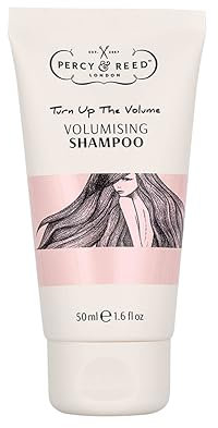Percy & Reed Turn Up The Volume Volumising Shampoo - Lightweight Formula Builds Body for Big Bouncy Weightless Hair - Fuller and Thicker Hair. Free From Gluten, Sulphates, Silicones & Parabens - 50ml