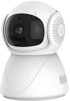 KVBRUI Caméra IP Intelligente WiFi 5G 2MP/5MP avec Détection Humaine par IA, Vision Nocturne Couleur, Caméra De Surveillance, Babyphone Intelligent for La Maison Connectée(US Plug,5MP 5g)