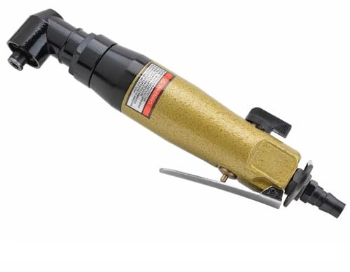 LeTkingok 90 Grad Luftwinkelschraubendreher, 1/4 Zoll Pneumatischer Rechtwinkliger Schraubpistole mit 3 Einstellbaren Drehmomentstufen, 35 Nm Drehmoment, 11000U/min