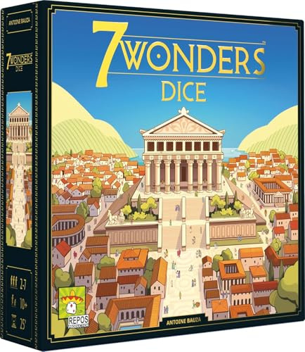 Asmodee - 7 Wonders Dice - Repos Production - Jeu de Société Roll & Write