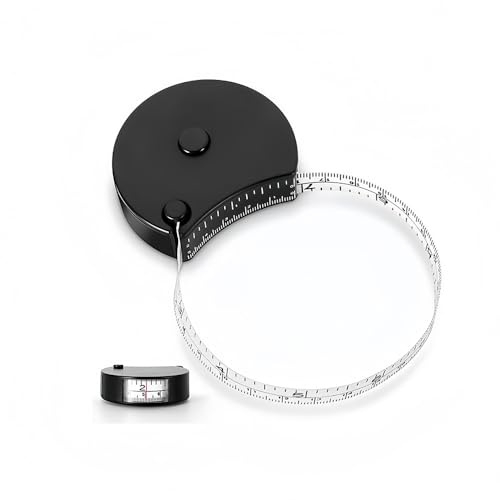 Body Tape Measure, Maslasee Measuring Tape for Body 59 Inch - Body Measuring Tape Retractable Tape Measure Body & Fabric Soft Ruler for Weight Loss, Sewing, Waist, Bust 150 Cm