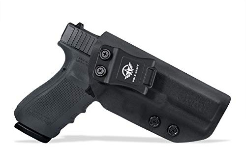 Kydex IWB Holster Pistola Softair Fondine Custom Fits: Glock 21 Glock 20 (Gen 3 4 5) Concealed Carry - Pistol Case Inside Waistband Concealed Carry Holster Guns Accessories (Black, Right Hand (IWB))