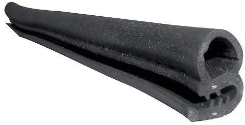 Euramax Dichtung aus Gummi, Schwarz, Meterware
