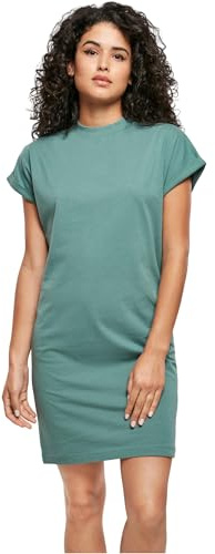 Urban Classics Damen Ladies Organic Cotton Cut On Sleeve Tee Dress
