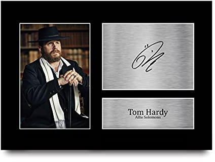 HWC Trading A4 Tom Hardy Peaky Blinders Alfie Solomons Los Regalos Imprimieron La Imagen Firmada Del Autógrafo Para Los Fans De La Demostración De Serie De Televisión