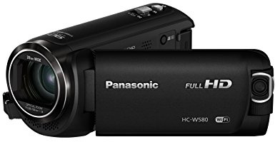 Panasonic HC-W580EB-K Full-HD Palm sized Camcorder with Twin Camera - Black (Renewed)