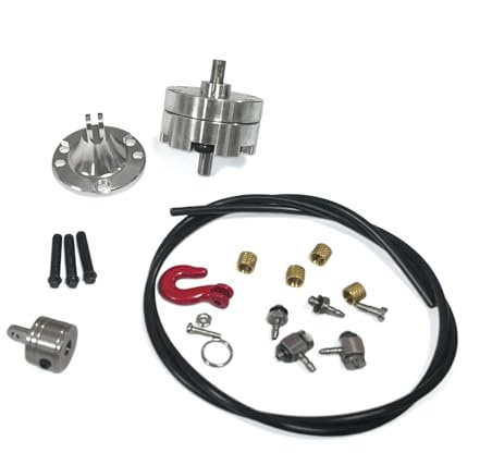 TOUCAN RC HOBBY Lesu Metall Hydraulikdrehzylinder mit Haken 270° für 1/14 RC Kran Kipper