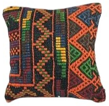 kelim kissen 40x40 cm handgefertigt kelim kissenbezug orientalische kissen kopfkissen viereckig dekorative bohemian kissenhülle dekokissen sofakissen zierkissen code 1608