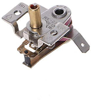 WEITOL Schalter AC 250V 16A Einstellbarer 90 Grad Celsius Temperaturschalter Bimetall-Heizungsthermostat DT-200 Je21 19