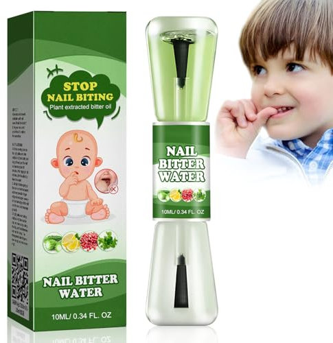 TaimeiMao Smalto Amaro Unghie Bambini - 10 Ml, Smalto per non Mangiare le Unghie Bambini e Adulti, Trattamento Unghie Anti-masticazione