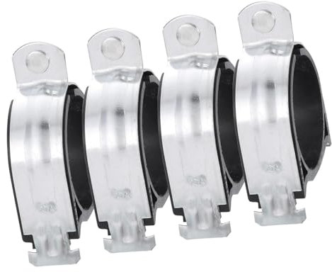 MACHSWON 5Pcs 3 Rubber Cushion Strut Clamp Pipe Cushion Clamp for Mounting Copper Piping PEX Pipe CVPC Tubing to Strut Channels