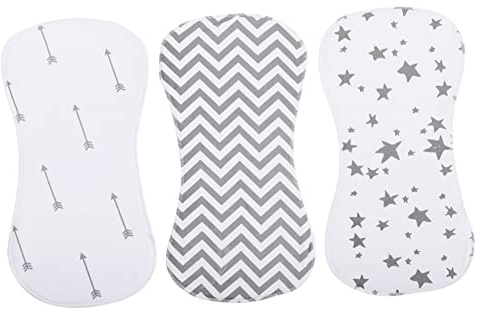 VICASKY 3 Piezas para eructos de bebé paños de Muselina para eructar Toallas de algodón para babas muselinas Bebe Muselina Bebe paño Absorbente de Sudor para bebé algodón