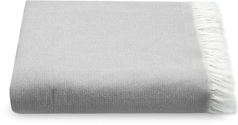 various-Colcha Multiusos para Sofá y Cama,Manta Foulard,Plaid de Práctica de Algodón-Poliéster,Cubresofá Cubrecama 180 x 290 cm,Color Perla