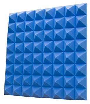 WOTZOV Acoustic Foam Tiles, Sound Absorption Wall Panels Bedroom Living Room Sound Deadening Panels 50 * 50 * 5CM,F 50 * 50 * 5CM