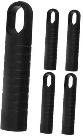 Cabilock 5pcs Plastic Mop Handle End Caps Replacement Grip Parts for 25mm Diameter Rods, Mop and Broom Grip Accessories Set for Cleaning Tools, Suitable for Household and Commercial Use