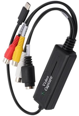 Convertisseur vidéo USB 2.0 USB C CCTV VCD Collection Carte Adaptateur Grabber pour PC Téléphone NTSC