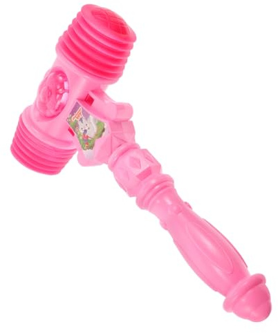 Gatuida Quietschender Kinder Hammer Spielzeug Interaktives Lernspielzeug Kleine Größe Farbenfroher Plastik Klopfhammer Party Anfeuerung für Kleinkinder