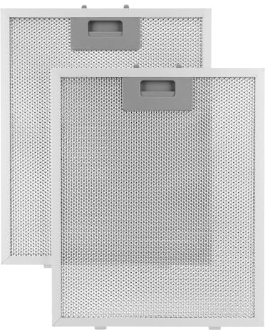 Aluminum Range Hood Grease Filter, 320x260mm Cooker Hood Filter Replacement, Easy Installation, Metal Mesh Filter Universal Fit Kitchen Cooker Hoods & Extractor Fan