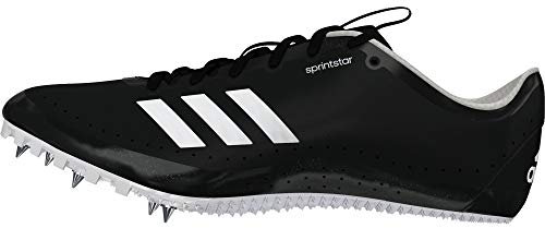 adidas Herren Sprintstar Spike Leichtathletikschuhe, Schwarz (Negbás/Ftwbla 000)