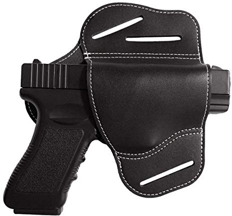 Gexgune IWB Lederholster, Pistolenholster für Taillengürtel Handgefertigt 3 Slot Pancake Desigh Verborgene Carry-kompatible meisten 1911-Modelle mit 4/5 -Läufen oder ähnlichen Faustfeuerwaffen