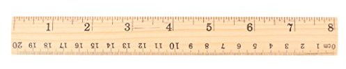 qiulip stationary Holz-Lineal, 15 cm, 20 cm, 30 cm, Holzbau, Holz