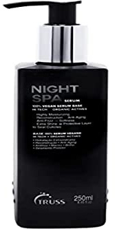 Truss - Night SPA Serum - über Nacht Haarkur - Vegan Wachsbasis - Bio - Zutaten - Moisturizing - Anti - Frizz Formula - Angebote Weichheit - extra Glanz - Seals Haarkutikula - 8,45 Unzen / 250 ml