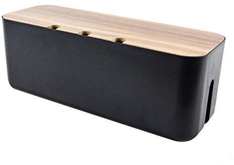 BSTCAR Kabelverbergungsbox, Kabelaufbewahrungsbox 29,5 x 11 x 11,4 cm, Kabelbox, Kabelaufbewahrungsbox