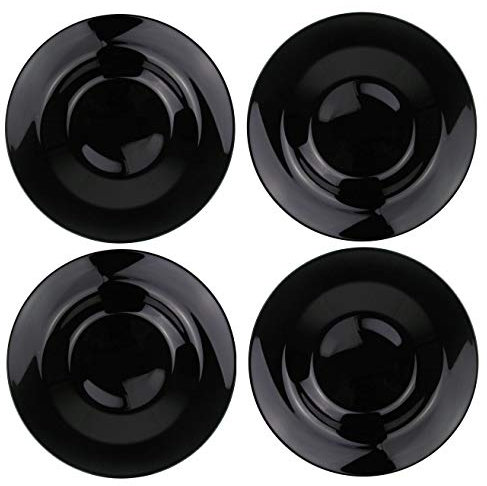 Acoroc Platos para pizza de 32 cm de diámetro o plato de pasta de 28,5 cm de diámetro, en blanco o negro, juegos de 2, 4 o 6 unidades, aptos para lavavajillas y microondas (pasta de 28,5 cm de