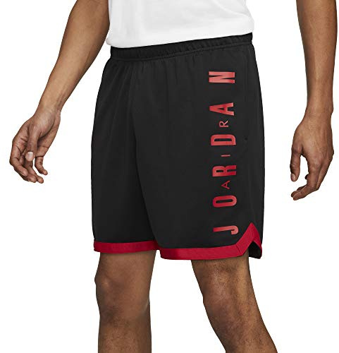 Nike CZ4760-010 M J Jumpman GFX Knit Short Shorts Mens Black/Gym red S